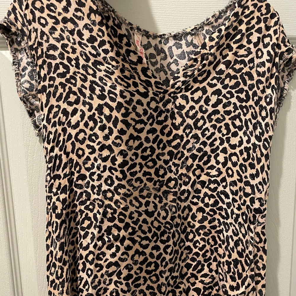 Rebecca Taylor animal print shirt